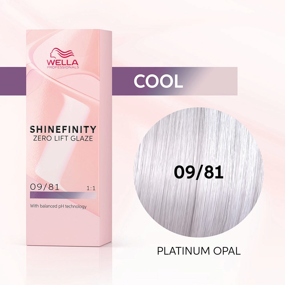 Shinefinity Rubio Muy Claro Perlado Ceniza 09/81 - Wella Professionals
