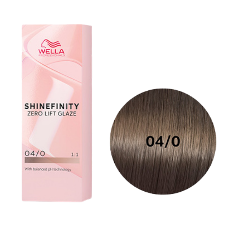 Wella Professionals - Shinefinity - Base ATB Medium Brown Natural 04/0 - 60 ml