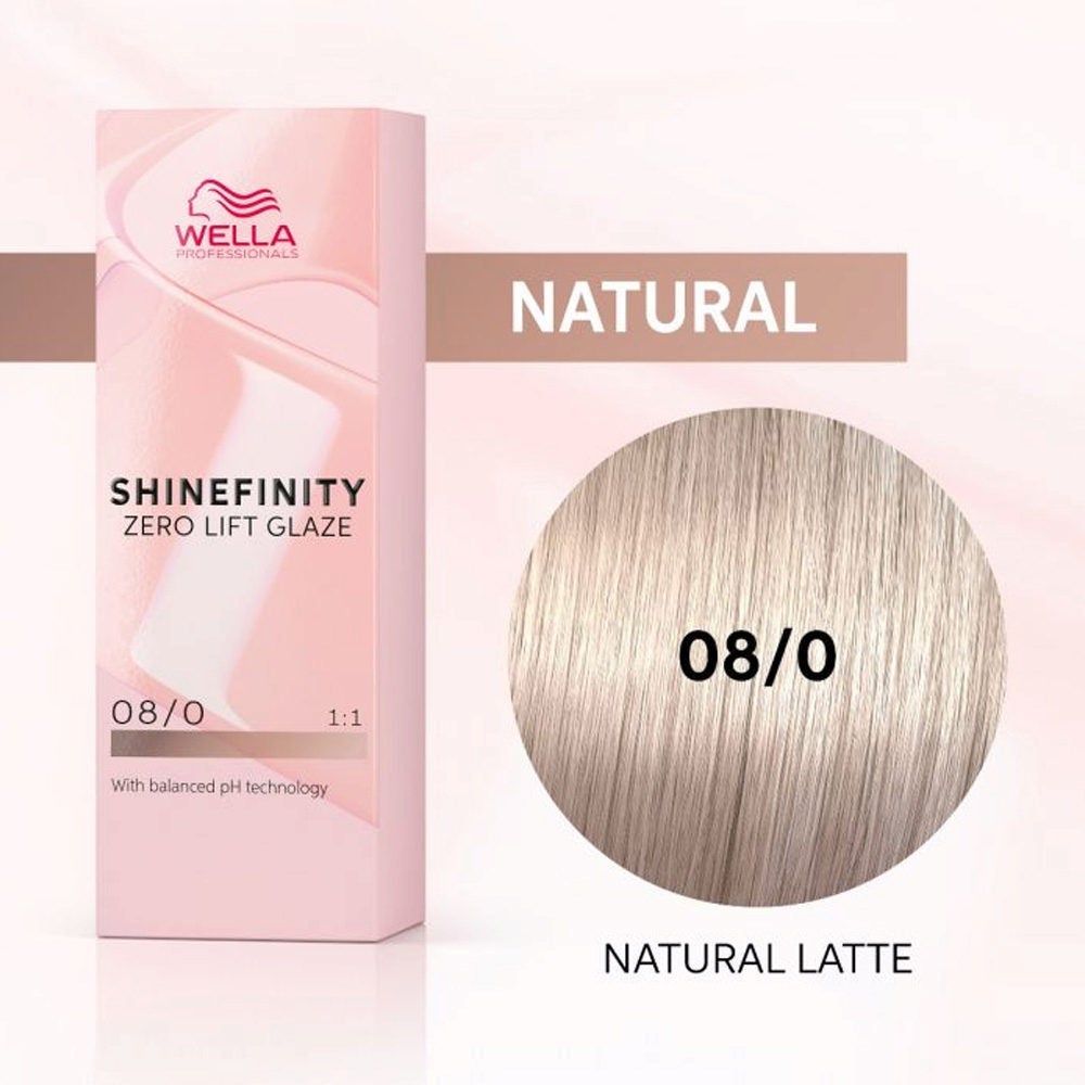 Wella Professionals - Shinefinity Glaze Light Blonde Natural - 08/0 - 60 ml