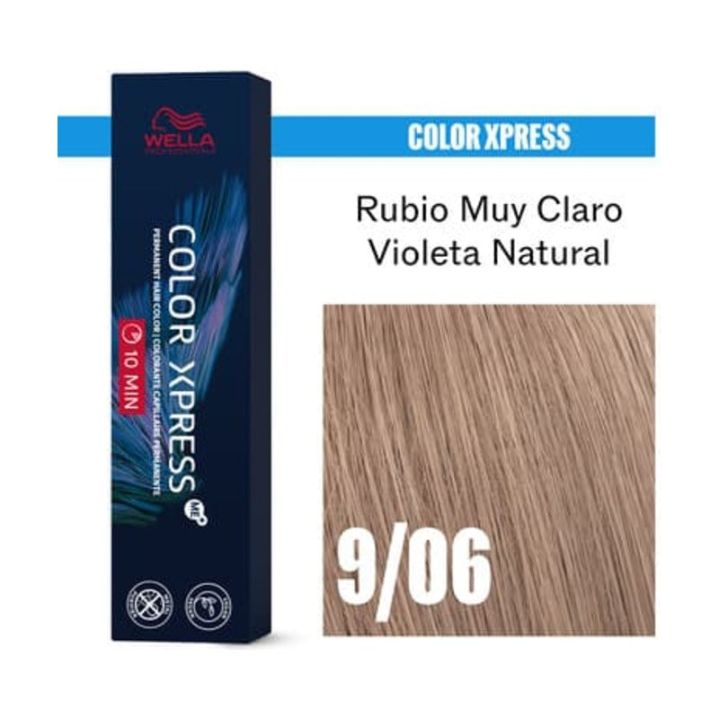 Wella Professionals - Color Xpress 9/06 Rubio Muy Claro Natural Violeta - 60 ml