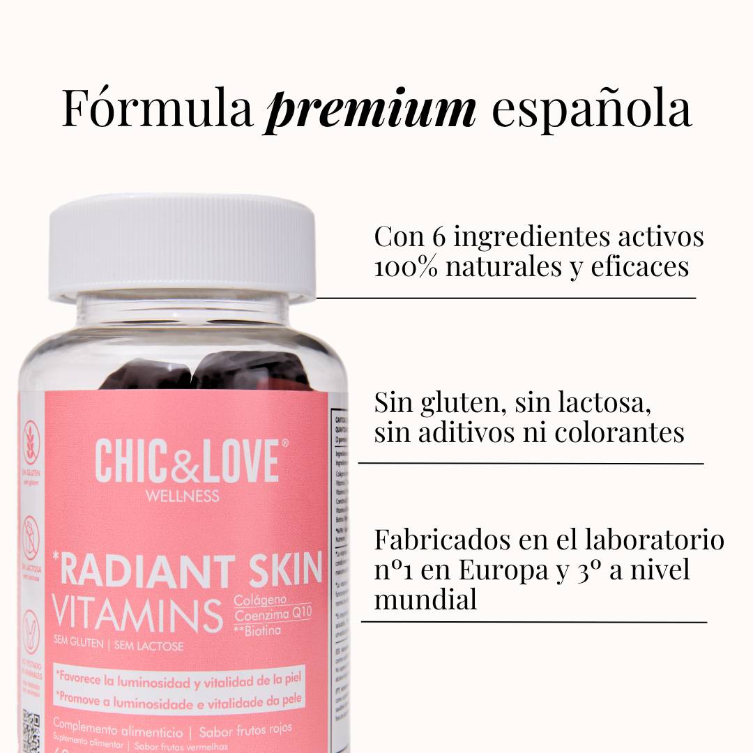 CHIC&LOVE - Radiant Skin Gummies - 60 gummies