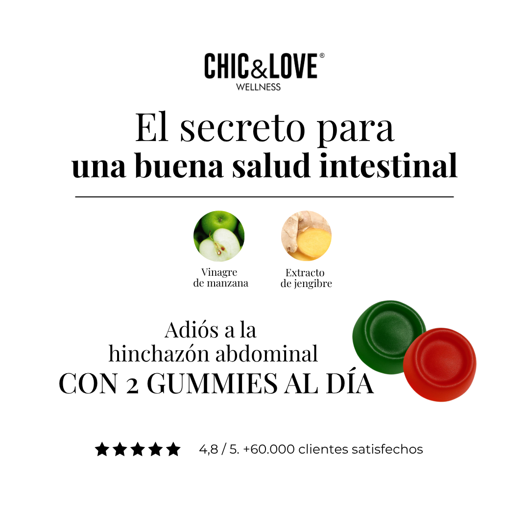 CHIC&LOVE - ACV Vinagre de Manzana Gummies - 60 gummies