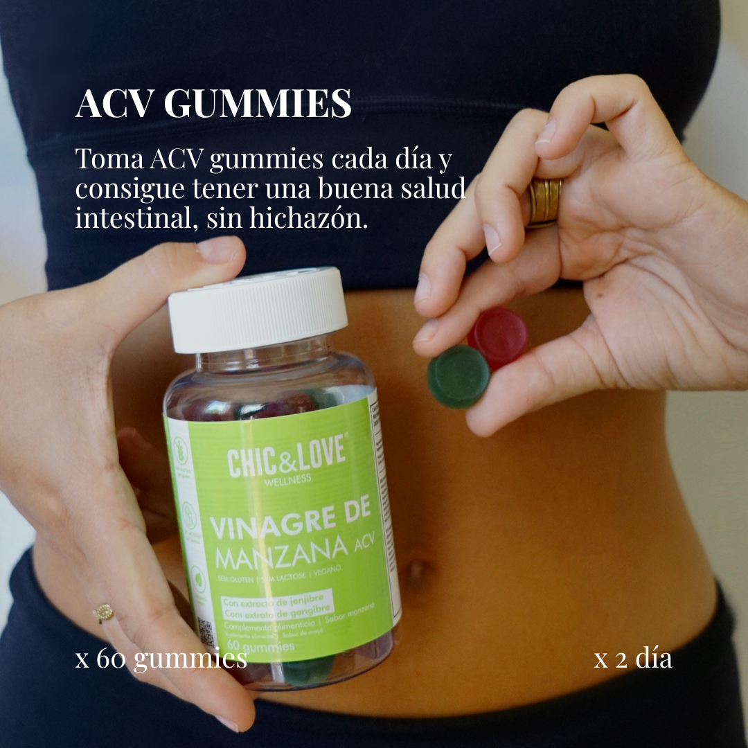 CHIC&LOVE - ACV Vinagre de Manzana Gummies - 60 gummies
