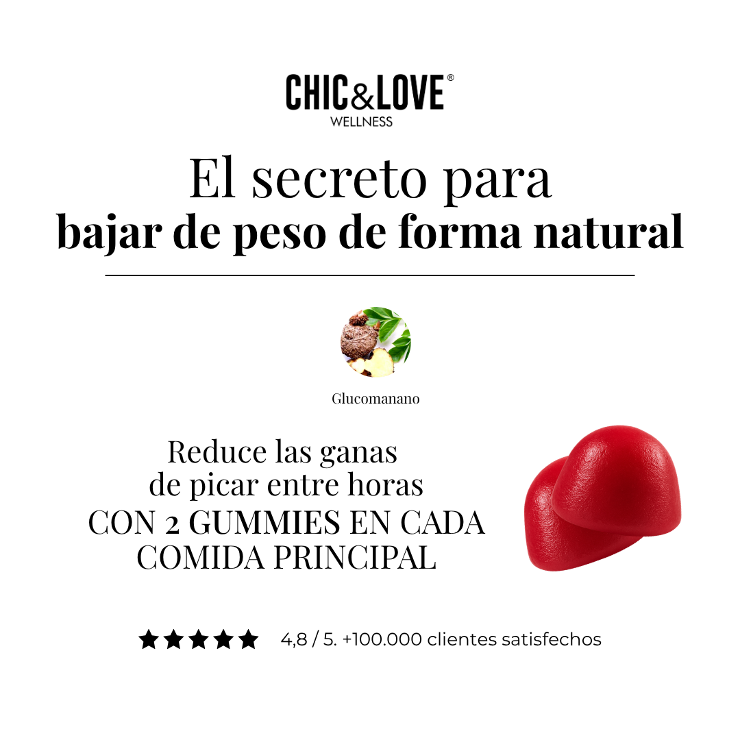 CHIC&LOVE - Saciantes Gummies - 60 gummies