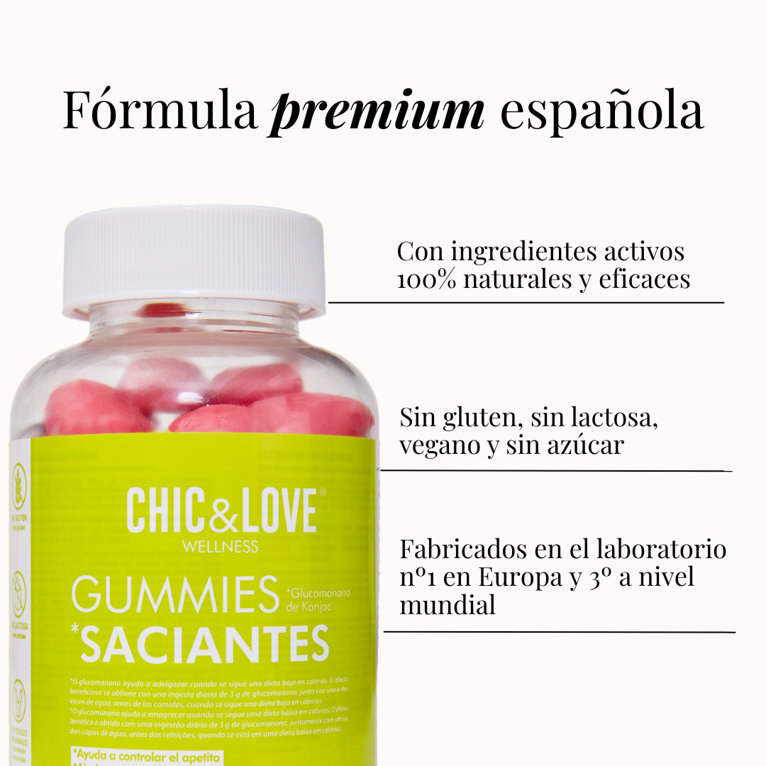 CHIC&LOVE - Saciantes Gummies - 60 gummies