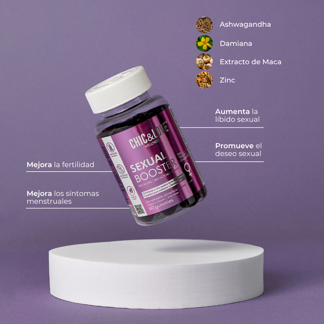 CHIC&LOVE - Sexual Booster Gummies Mujer - 60 gummies