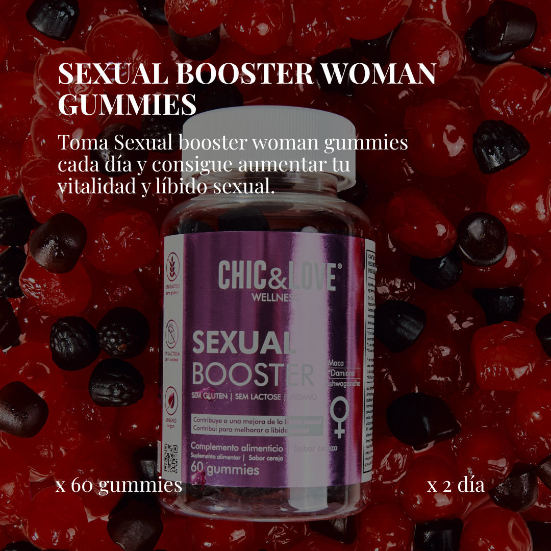 CHIC&LOVE - Sexual Booster Gummies Mujer - 60 gummies