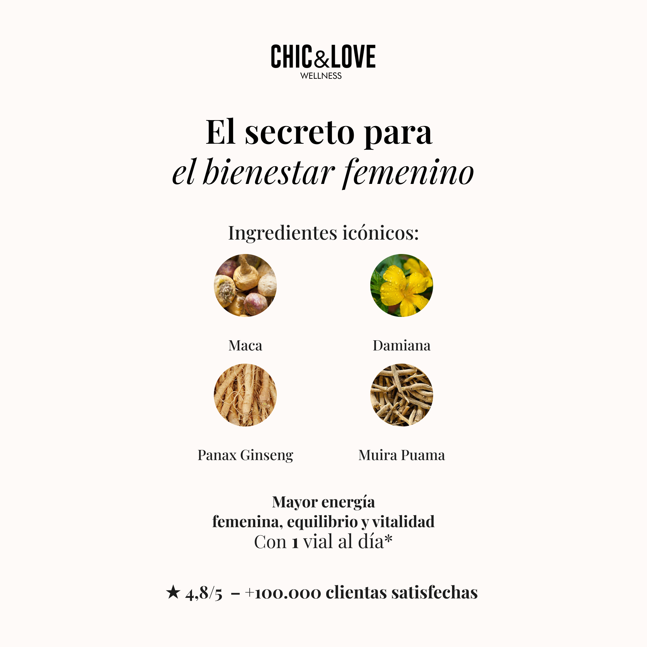 Chic&Love - Viales - Sexual Booster Mujer - 20 días
