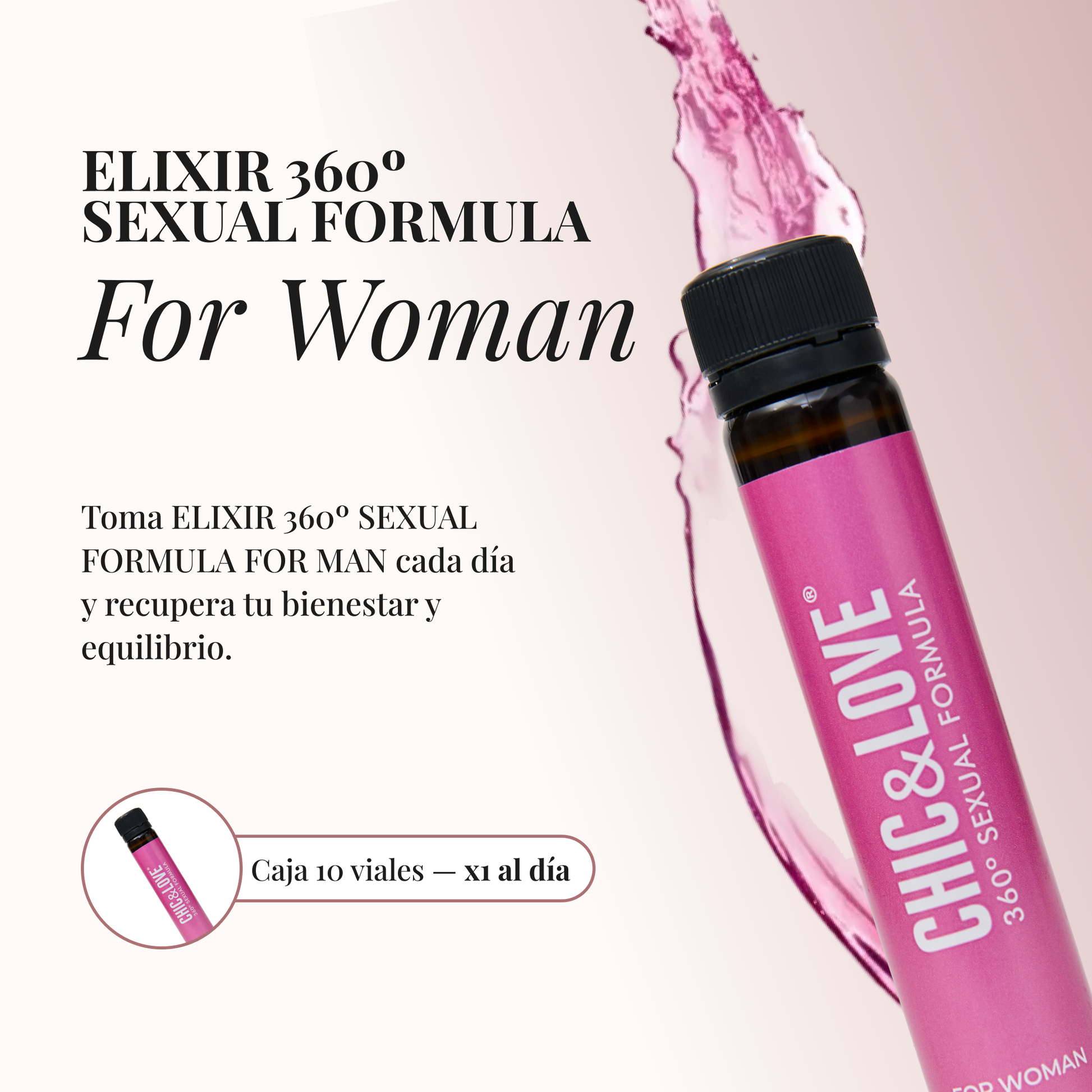 Chic&Love - Viales - Sexual Booster Mujer - 20 días