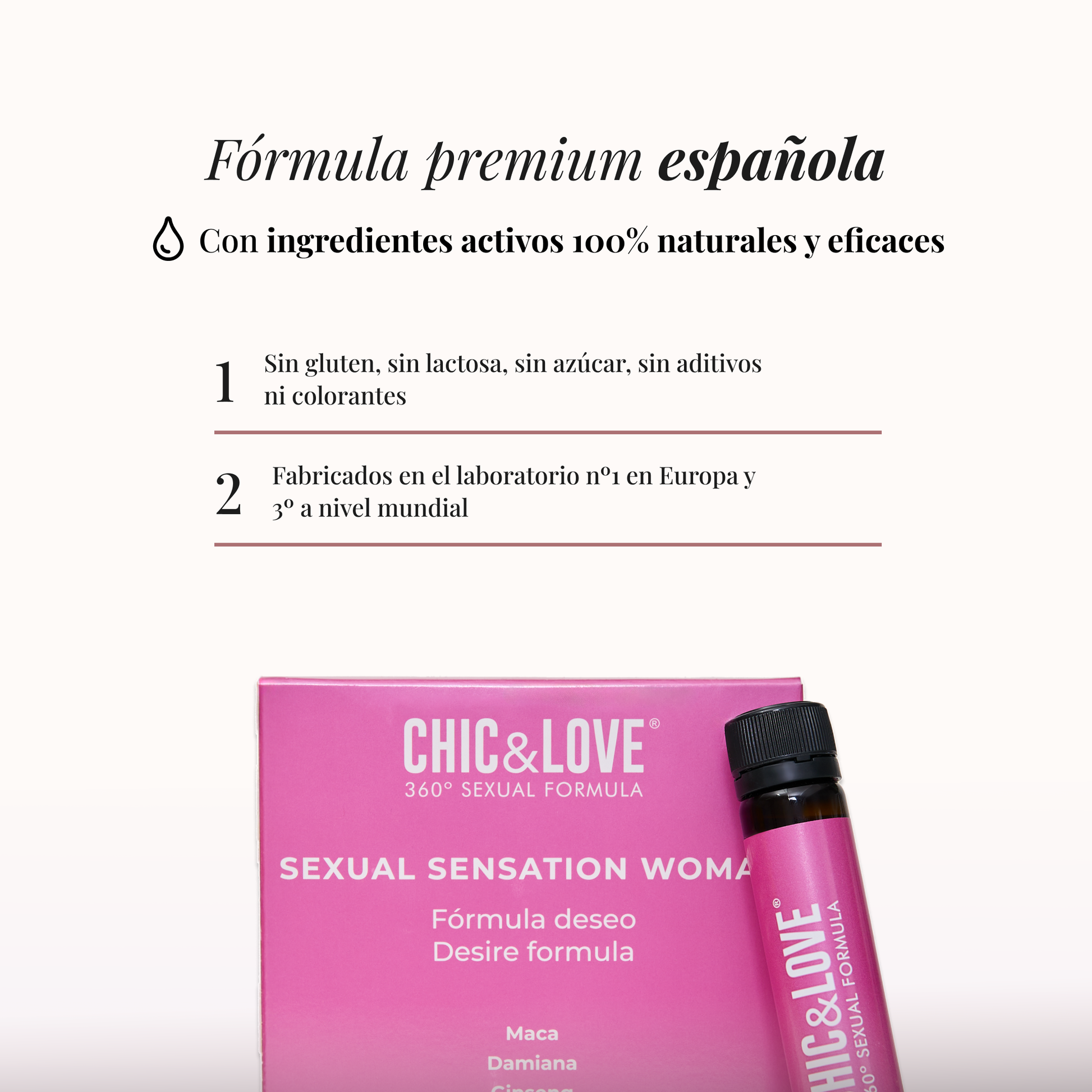Chic&Love - Viales - Sexual Booster Mujer - 20 días