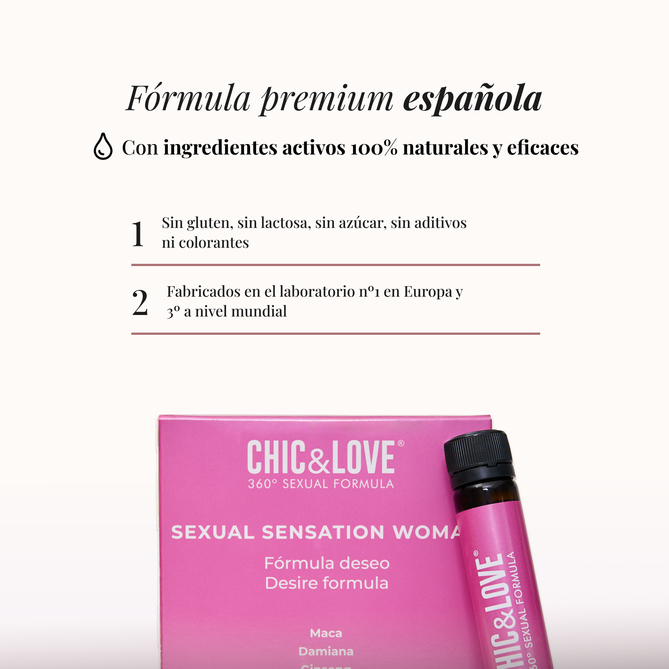 Chic&Love - Viales - Sexual Booster Mujer - 20 días