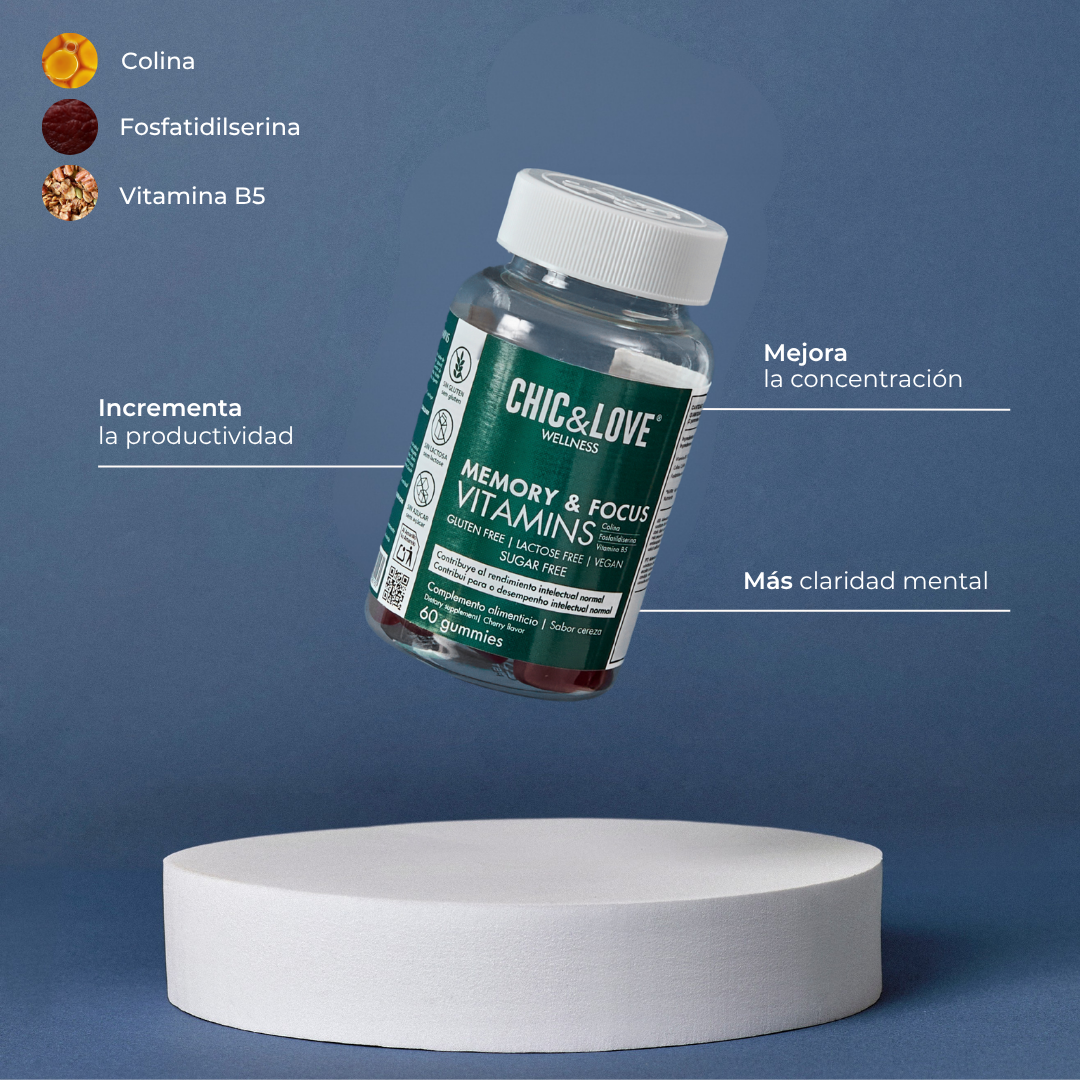 Chic&Love - Gummies - Memory & Focus - 60 gummies