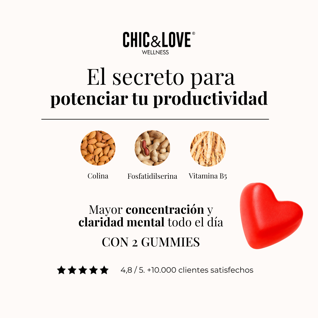 Chic&Love - Gummies - Memory & Focus - 60 gummies