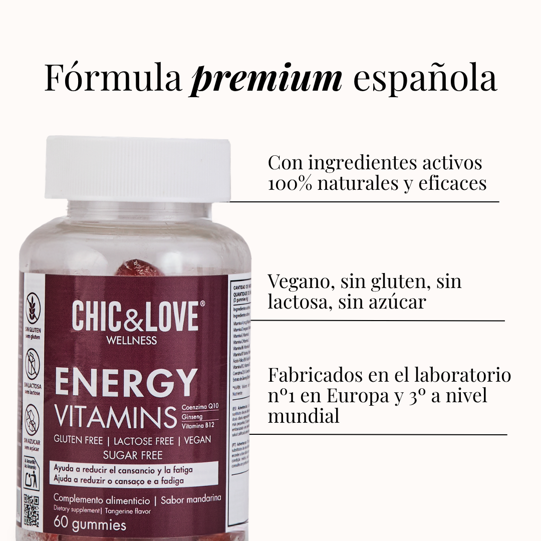 Chic&Love - Gummies - Energy - 60 gummies