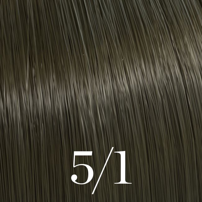 Wella Professionals - Baño COLOR TOUCH Rich Naturals 5/1 Castaño Claro Ceniza (sin amoníaco y vegano) - 60 ml