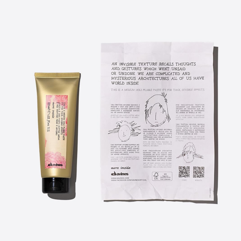 Davines - More Inside Medium Hold Pliable Paste - 125 ml