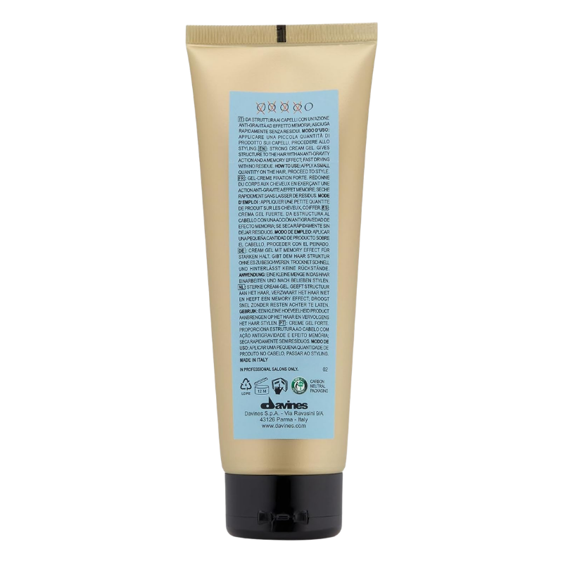 Davines - More Inside Strong Hold Cream Gel - 125 ml