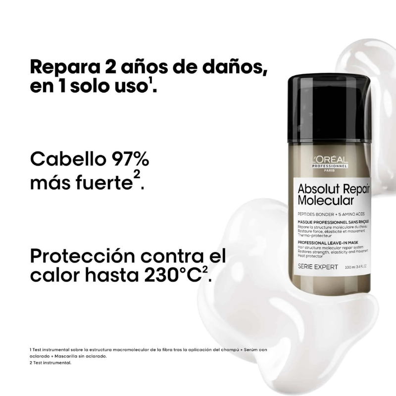 L’Oréal Professionnel - Mascarilla Leave-In Absolut Repair Molecular MINI - 50 ml