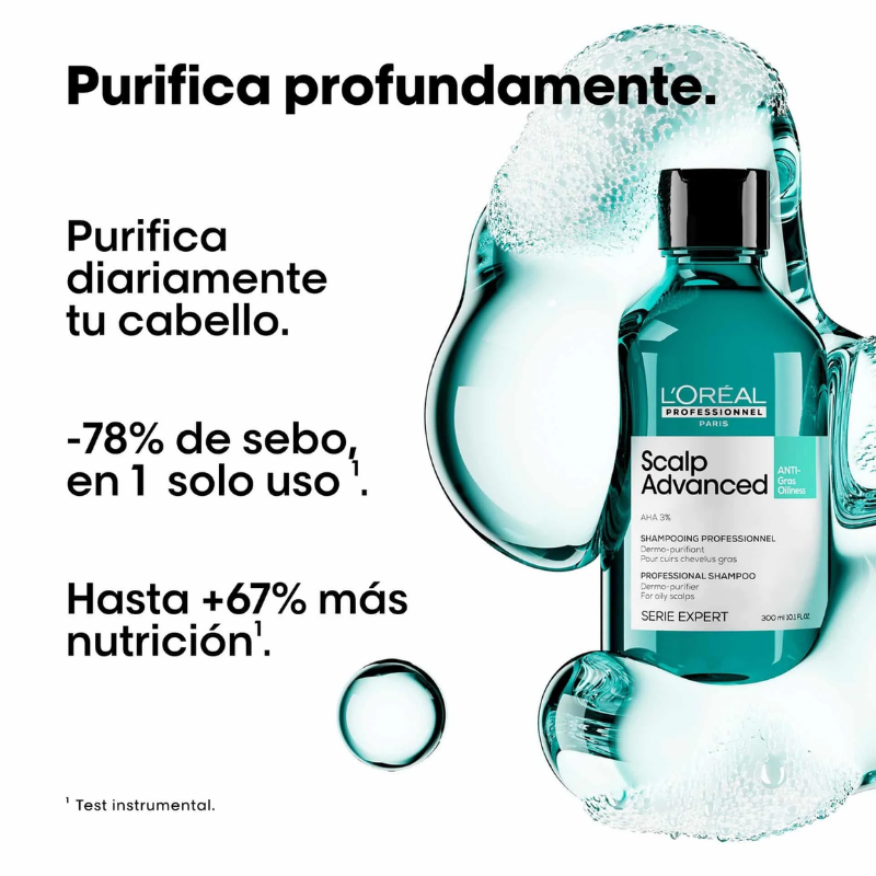 L’Oréal Professionnel - Champú Anti Grasa - 300 ml