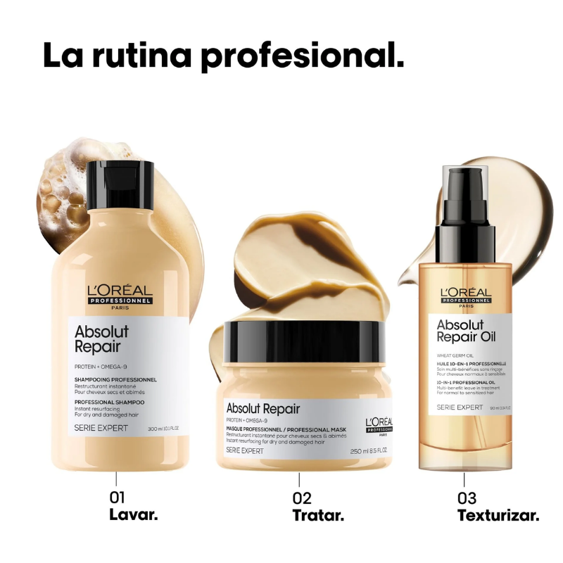 L’Oréal Professionnel - Série Expert Absolut Repair Molecular Champú - 100 ml (TS VA16)