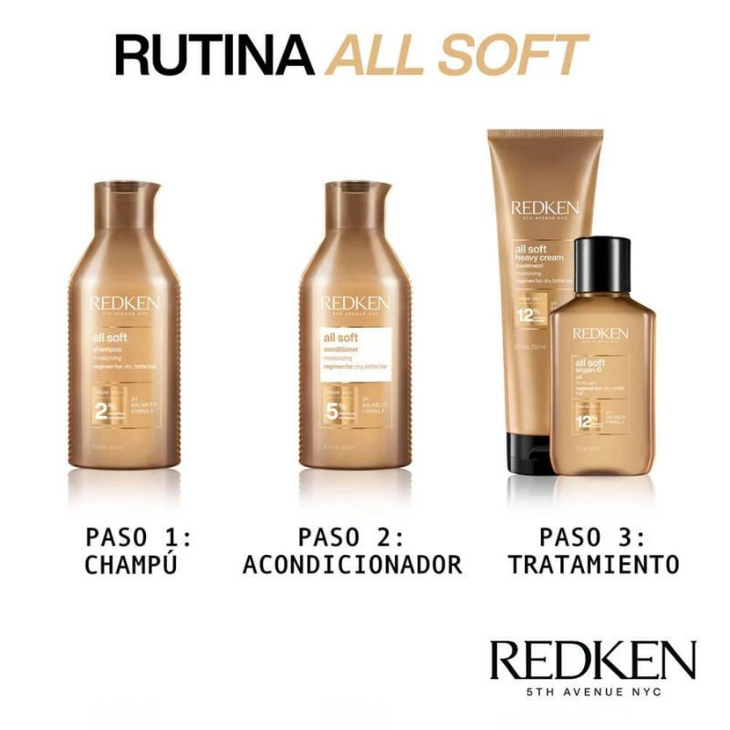 Redken - All Soft Shampoo - 500 ml