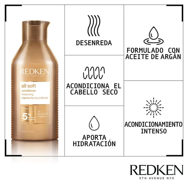 Redken - All Soft Conditioner - 500 ml