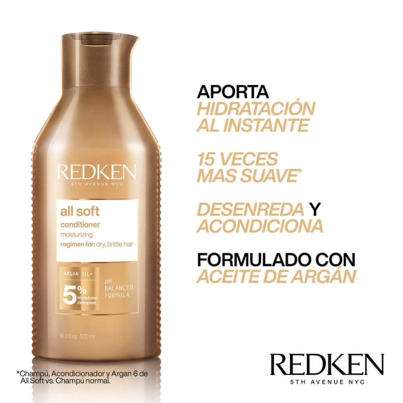 Redken - All Soft Conditioner - 500 ml