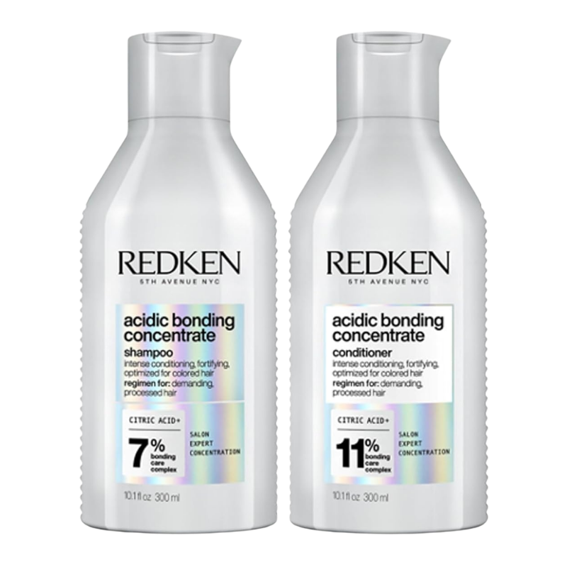 Redken - Acidic Bonding Concentrate - Champú 300 ml + Acondicionador 300 ml