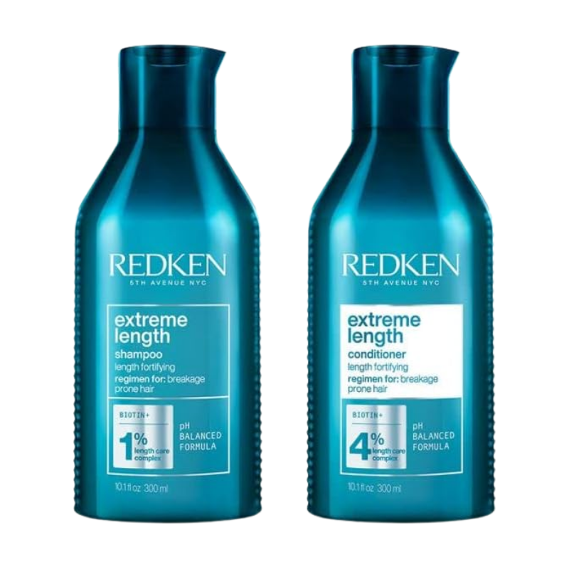 Redken - Extreme Length - Champú 300 ml + Acondicionador 300 ml