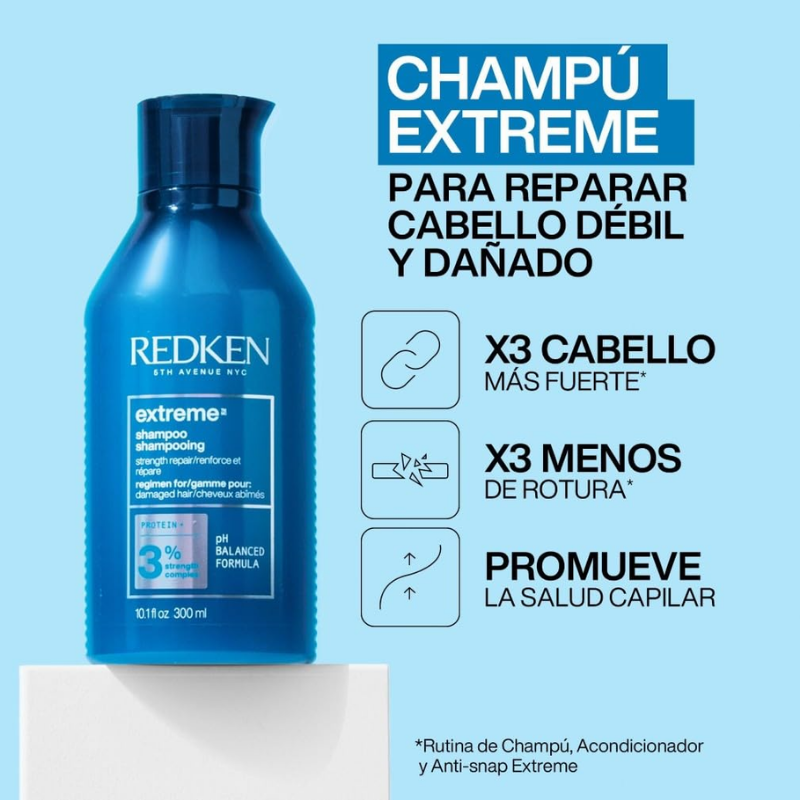 Redken - Extreme - Champú 300 ml x2