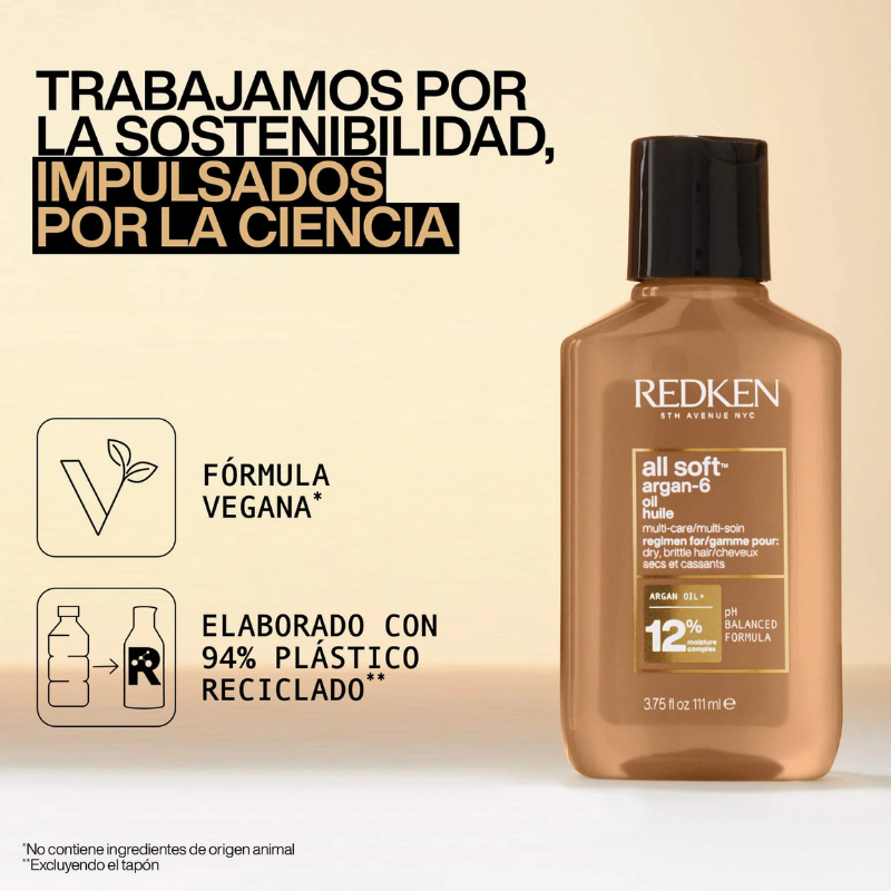 Redken - Aceite de Argán All Soft - 100 ml