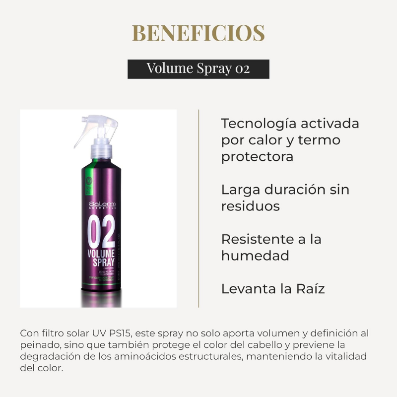 Salerm - Pro.Line Volumen Spray Cabello Blanco - 250 ml