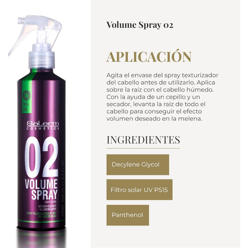 Salerm - Pro.Line Volumen Spray Cabello Blanco - 250 ml