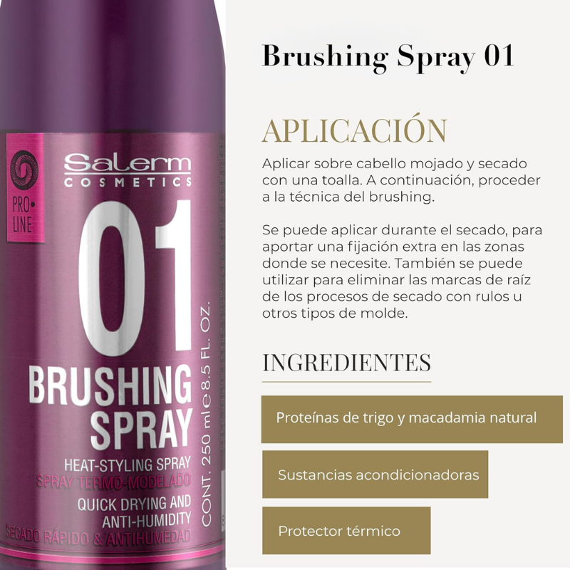 Salerm - Pro.Line Brushing Spray - 250 ml