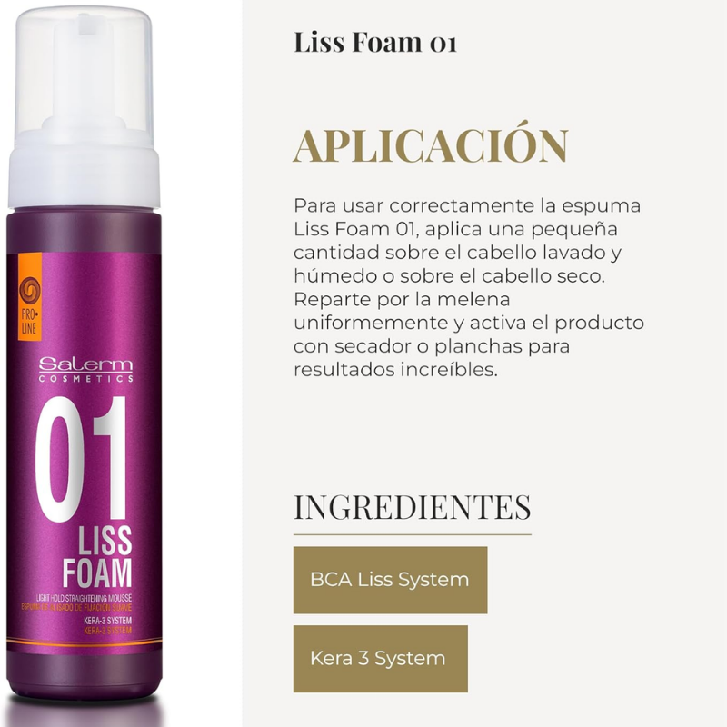 Salerm - Pro.Line Liss Foam - 200 ml