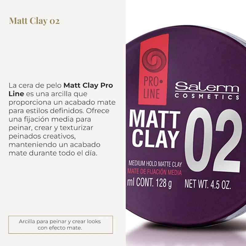 Salerm - Pro.Line Matt Clay - 125 ml