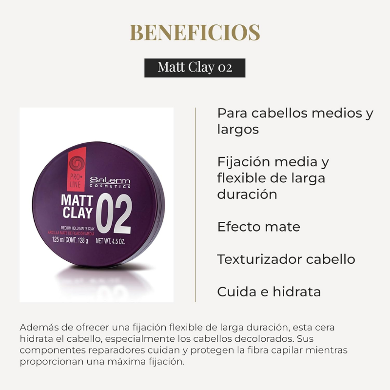 Salerm - Pro.Line Matt Clay - 125 ml