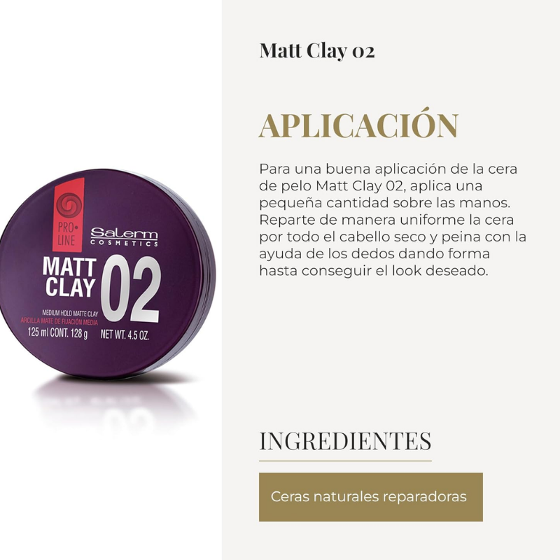 Salerm - Pro.Line Matt Clay - 125 ml