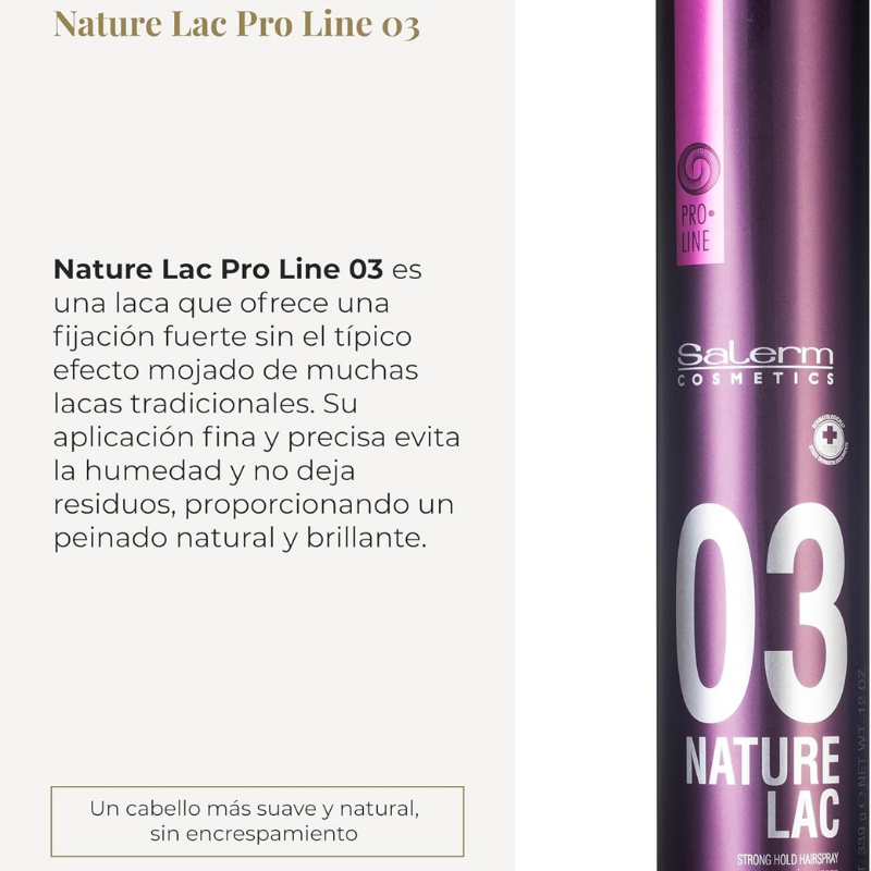 Salerm - Pro.Line Laca Nature Fuerte - 650 ml