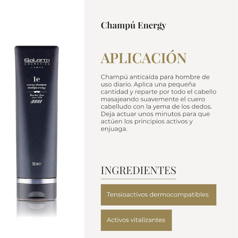 Salerm - Homme Exfoliating Shampoo - 250 ml