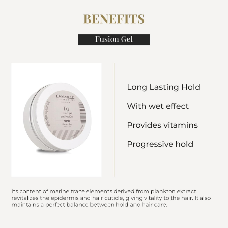 Salerm - Homme Fusion Gel Tubo - 50 ml