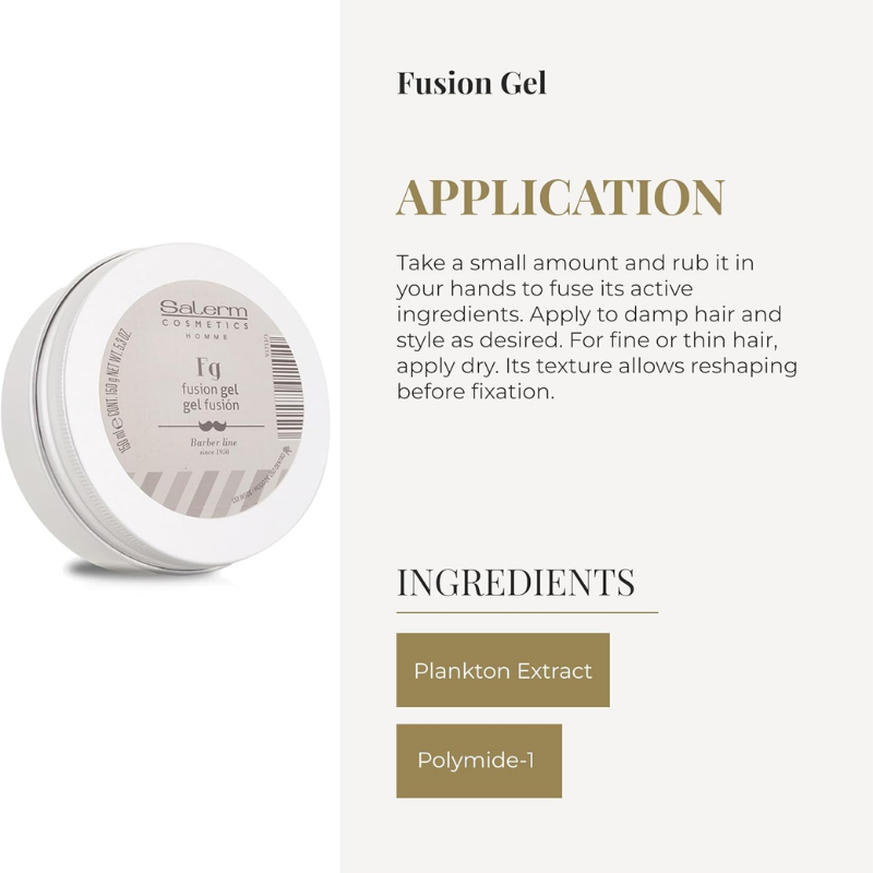 Salerm - Homme Fusion Gel Tubo - 50 ml