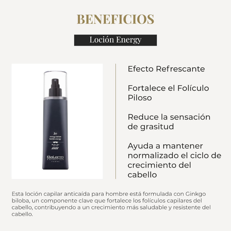 Salerm - Homme Energy 2 Loción - 200 ml