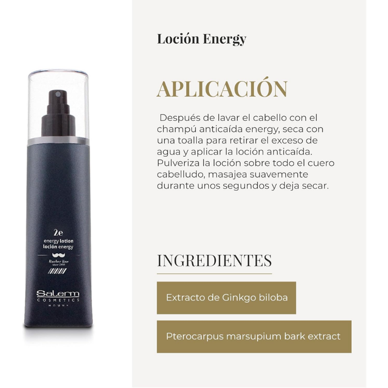 Salerm - Homme Energy 2 Loción - 200 ml