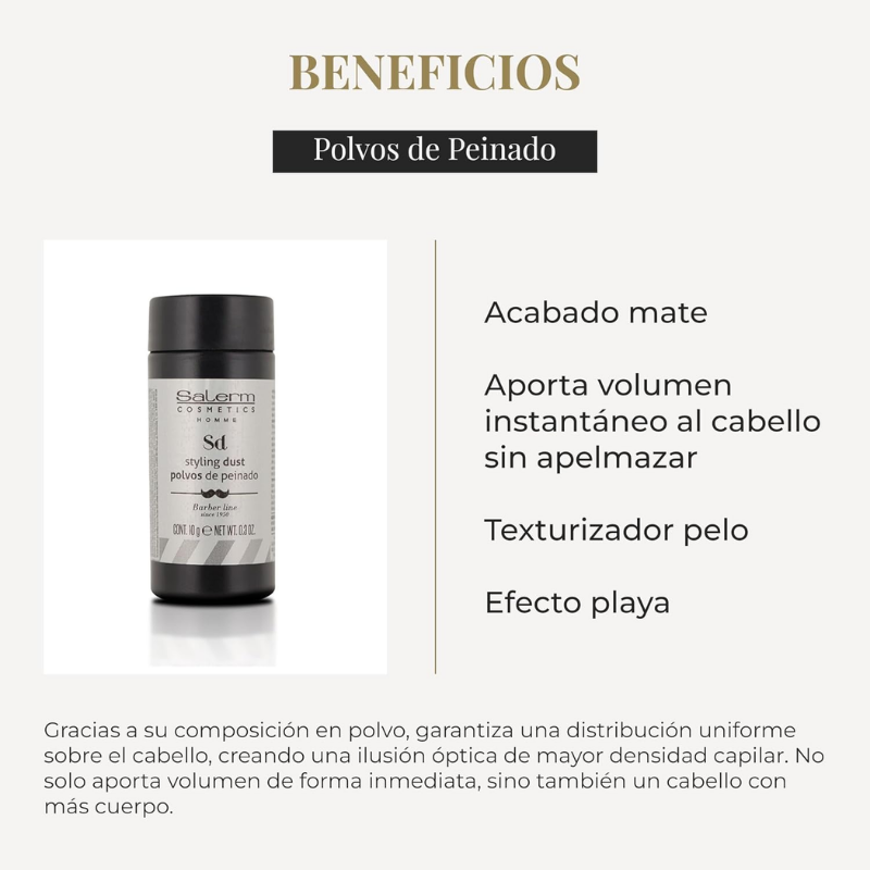 Salerm - Homme Polvos Volumen - 10 g