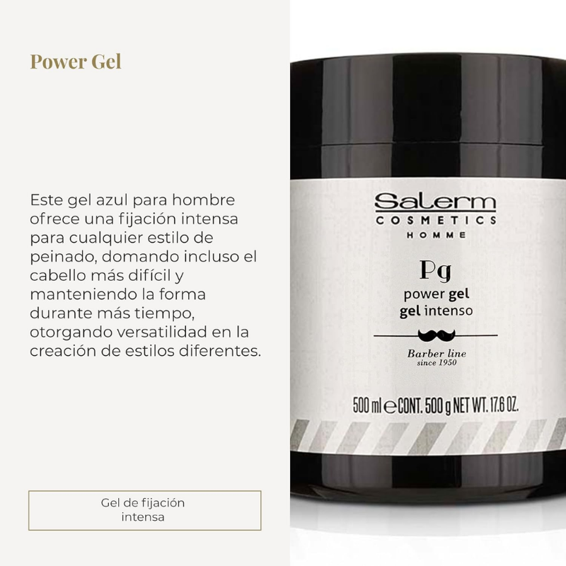 Salerm - Homme Power Gel - 500 ml