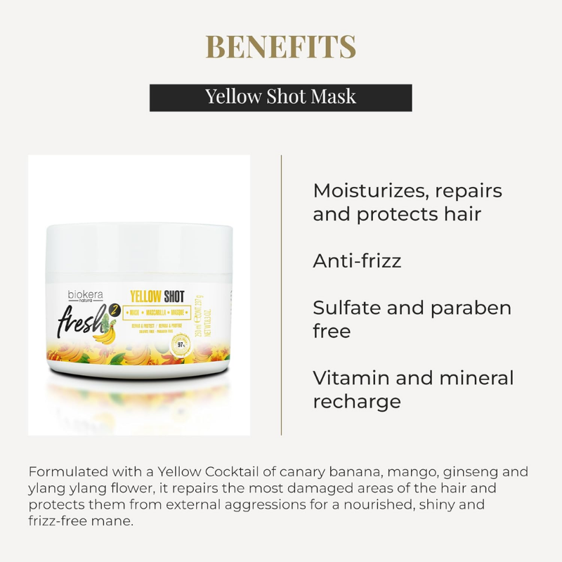 Salerm - Biokera Fresh Yellow Mascarilla - 1000 ml