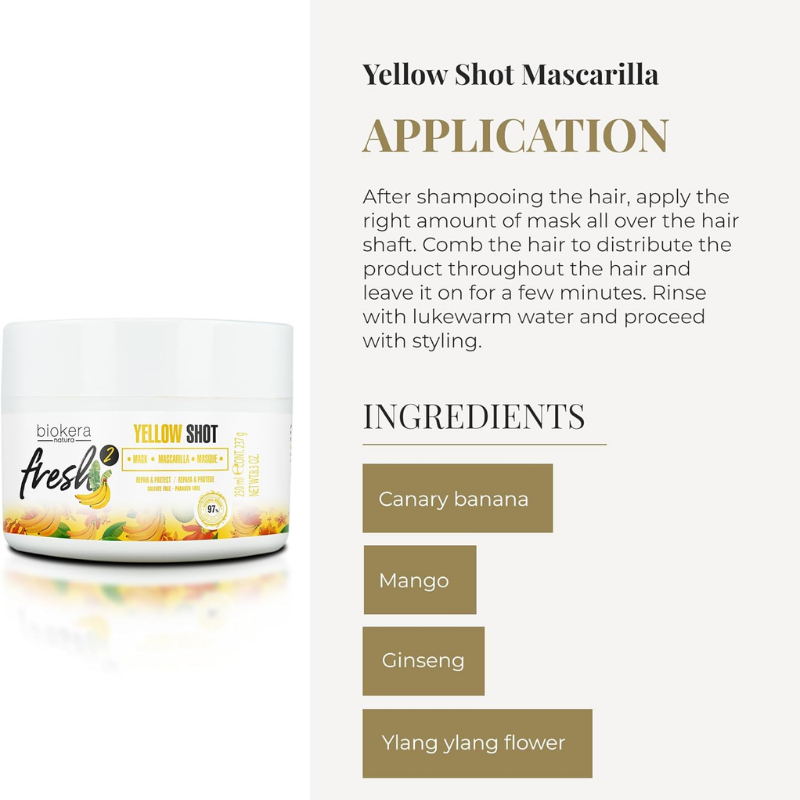 Salerm - Biokera Fresh Yellow Mascarilla - 1000 ml