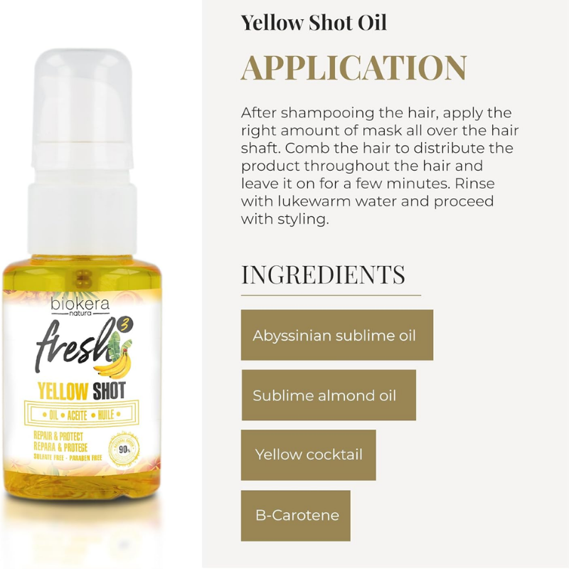 Salerm - Biokera Fresh Yellow Oil - 75 ml