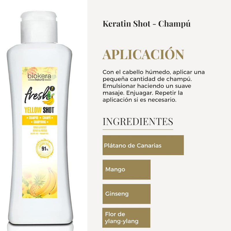 Salerm - Biokera Fresh Yellow Curly Cream - 300 ml